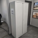 Beige Tall Metal 2 Door Storage Cabinet approx. 72" H